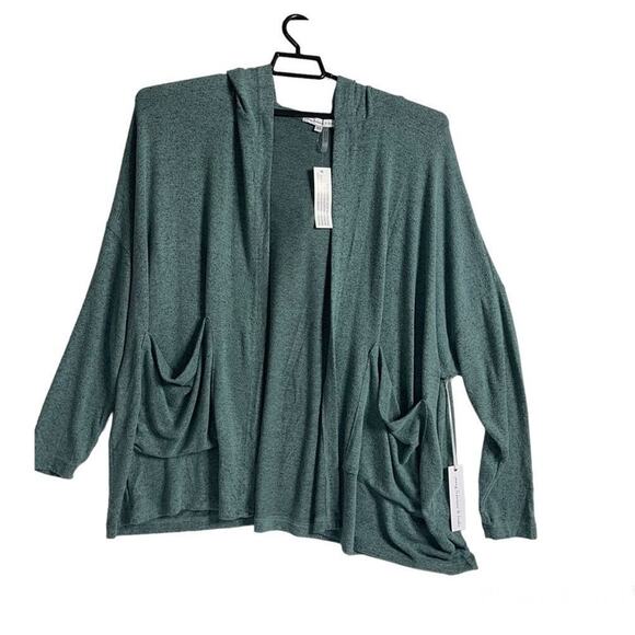 Young Fabulous & Broke Otowa Hooded Open Cardigan Sweater Oversized Size Small - Picture 3 of 11